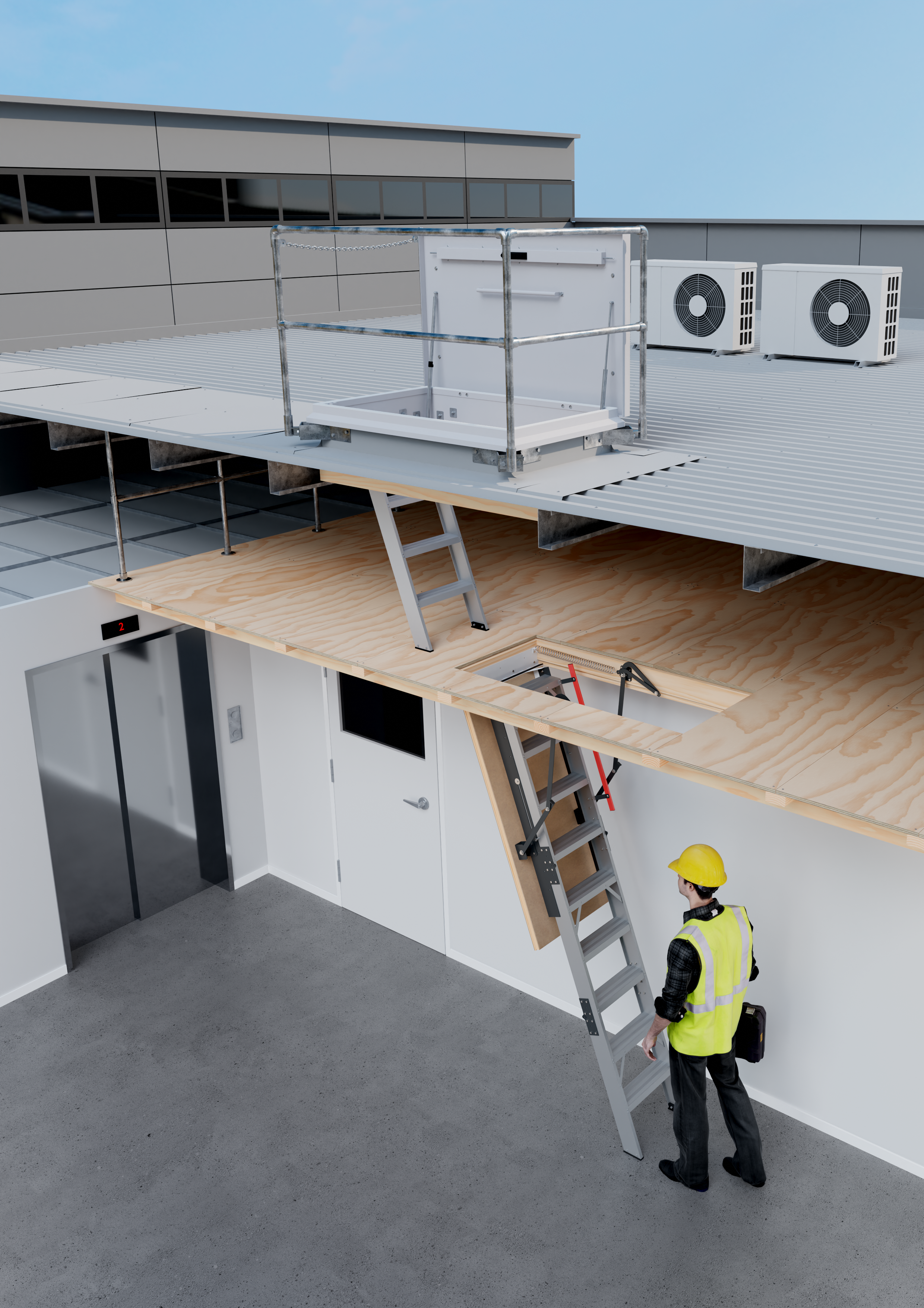 Render Roof Access 3